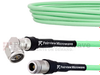 Low Loss Test RA N Male to N Female Cable LL335i Coax in 36 Inch and RoHS with LF Solder - FMCA1280-36 - Fairview Microwave Inc.