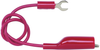 Test Lead, Alligator Clip-Lug, 914.4Mm Rohs Compliant Pomona - 51AH6577 - Newark, An Avnet Company