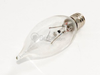 25 Watt, 120 Volt Clear Krypton Bent Tip Decorative Bulb - B460320 - bulbs.com