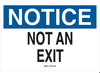 Admittance Sign - 95296 - Brady Corporation