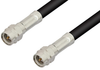 Reverse Thread SMA Male to Reverse Thread SMA Male Cable 12 Inch Length Using RG223 Coax - PE35369-12 - Pasternack