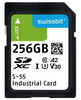 Industrial SD Card, S-55, 256 GB, 3D TLC Flash, -25°C to +85°C - SFSD256GL1AM1MT-E-7G-211-STD - Swissbit AG