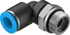 Push-in L-fitting - QSL-G3/8-10 - Festo Corporation