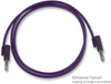 Test Lead, Violet, 1.524M, 60V, 15A; Test Connector Type A Pomona - 92B0836 - Newark, An Avnet Company