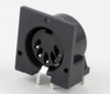 DIN Right Angle PC Mount Receptacles - 60PC4FSX - Conxall Corporation