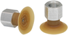 Flat suction cup (round) for careful gripping of paper, plastic film, etc. SGPN 24 NK-40 G1/8-IG - 10.01.01.10182 - Schmalz Inc.