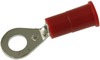 Terminal, Ring Tongue, Stud 8, Crimp, Red; Stud Size - Metric 3M - 94T2838 - Newark, An Avnet Company