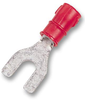 Terminal, Spade/fork, #10, Crimp, Red; Product Range Amp Te Connectivity - 26R1520 - Newark, An Avnet Company