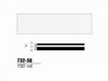 3M Scotchcal 73256 Bright White Striping Automotive Tape - 1/4 in Width x 150 ft Length - 2 mil Thick - 051141-73256 - R. S. Hughes Company, Inc.
