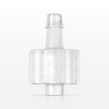 Male Luer Lock to Barb Connector, Natural - 65132 - Qosina Corp.