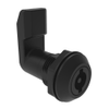 Quarter-Turn Cam Latch, 3 mm Double Bitted Recess, 28mm  Grip, Sealed, Nylon, Black - E5-4-063-281 - Southco