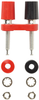 Binding Post, 15A, 2 X #8-32, Turret Red; Product Range Pomona - 89F360 - Newark, An Avnet Company