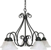 60-381 Mid. Chandeliers-Glass Down - 714981 - Capital Lighting, Inc.