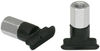 Flat suction cup (oval) for long and also curved workpieces SGON 18x6 NBR-60 M5-IG -- 10.01.05.00103 - Image