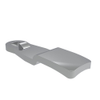 Quarter-Turn Cam Latch Cam, 32.7mm  Grip, Zinc Alloy, Chrome Plated - E5-6608 - Southco