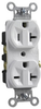 Hard Use Spec Grade Combination Receptacle - 5890W - Legrand