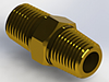Check Valves, Ball Type - NPT Connection; NPT Nipple, NPT Adapter -- BLCH-0-BR - Image