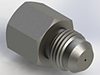 SAE 37 Degree Flare Adapter, Type CFJ6 -- CFJ6-6-SS