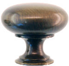 Solid Brass Round Cabinet Knob, 1-1/4 Inch, A.. - 817086 - HardwareSource, Inc.