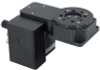 Motorized rotation stage, integrated controller, 360 degree rotation, 60 mm diameter, high speed, motor down -- X-RSB060AD