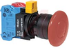 Switch,NON-Illuminated,Pushbutton,MUSHROOM,Momentary,RED, 1NO-1NC - 70174977 - Allied Electronics, Inc.