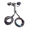Ingiant 90mm RF slip ring combination three-channel coaxial rotary joint and 72 electrical channels - Image