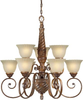 2282-09-41 Mid. Chandeliers-Glass Up - 416580 - Capital Lighting, Inc.