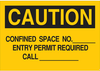 Admittance Sign - 84007 - Brady Corporation