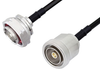 7/16 DIN Male to 7/16 DIN Female Cable 48 Inch Length Using PE-C240 Coax -- PE37961-48 - Image