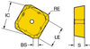 CoroMill&reg; 360 insert for milling - 360R-19 06M-KH 3040 - Sandvik Coromant Co.