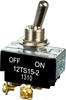 MICRO SWITCH TS Series Toggle Switch, 2 pole, 2 position, Screw terminal, Standard Lever -- 12TS15-2