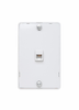 Modular Wall Mount Telephone Jack for Hanging Phones -- WMTE14W