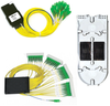 Fiber Duplexed Bulkhead Adapter -- LC/UPC