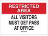 Security Area Sign - 95465 - Brady Corporation