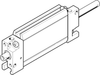 Flat cylinder -- DZF-1/2
