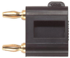 Double Banana Plug, 5A, Screw, Black; Gender Pomona - 34F844 - Newark, An Avnet Company