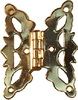 Ornamental Butterfly Hinge, 3/8
