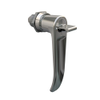 Quarter-Turn Cam Latch, Key Locking  L-handle, Without Cam, Sealed, Zinc Alloy, Chrome Plated, Bright - E5-9-732-UU1 - Southco
