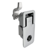 Compression Latch, Lift & Turn, Medium Size, Flush Style, Key Choice, Locking without lock core, Zinc Alloy, Chrome Plated, Textured - 62-421-201-2 - Southco