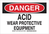 Chemical & Hazardous Material Sign - 126106 - Brady Corporation