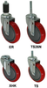Stem - Swivel Caster - Model 3A - 3ARG5X - Caster City, Inc.
