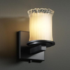 GLA-8771-16-WTFR-MBLK Sconces-Single Glass - 671887 - Capital Lighting, Inc.