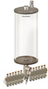 Levelux Clear View Multiple Feed Electro Lubricator, 1 gal Acrylic Reservoir, 12 Feeds, 1/8