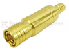 10 dB Fixed Attenuator SMB Plug to SMB Jack Up to 4 GHz Rated to 2 Watts, Brass Body, 1.25 VSWR -- SA4B-10 - Image