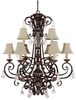 3689CB-413-CR Large Chandeliers-Candle - 340136 - Capital Lighting, Inc.