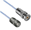 TRS SUBMINIATURE 3-SLOT SOLDER/CLAMP PLUG TO TRB 3-SLOT SOLDER/CLAMP PLUG M17/176-00002 .129 O.D. CABLE - CA-2414-12 - MilesTek Corporation