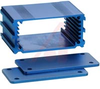 ALUMINUM ENCLOSURE, 2 PLATES, 8 SCREWS,BLUE ANODIZED, 1.18 H X 2.5 W X 1.57 L - 70020226 - Allied Electronics, Inc.