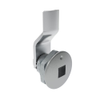 Quarter-Turn Cam Latch, 8 mm Square Recess, 4mm  Grip, Not Sealed, Zinc Alloy, Chrome Plated, Bright - E5-1-081-030 - Southco