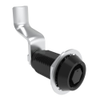 VISE ACTION® Compression Latch, Large Size, Bellcore 216, Aluminum Alloy, Hard Anodized, Black, 52 mm  Grip - E3-1015-1659 - Southco