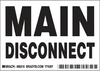 Main disconnect Labels - 86216 - Brady Corporation
